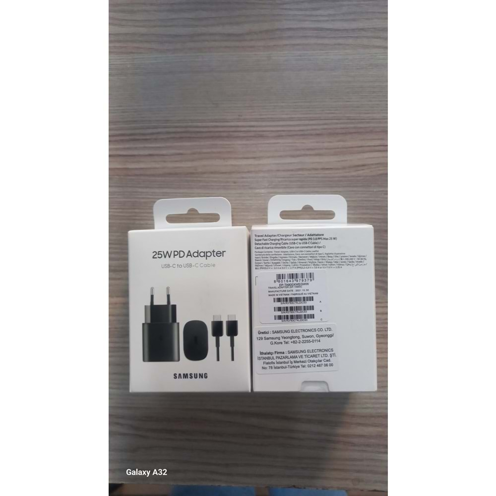 Samsung 25w Usb-c Süper Fast Şarj Aleti (Samsung Türkiye Etiketli)