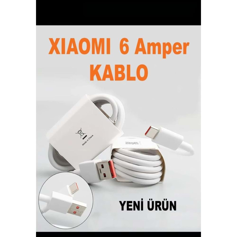 Xiaomi 6a Turbo Şarj Kablosu