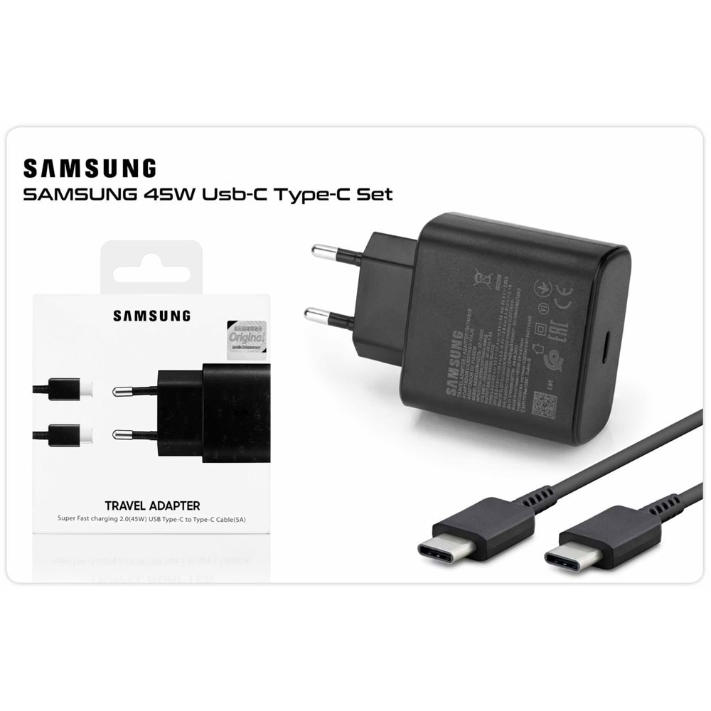 Samsung 45w Pd Typ-c Süper Fast Şarj Seti