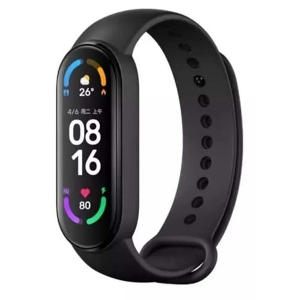 Torima Smart Watch Band M6 Akıllı Bileklik Spor Modlu Full Fonksiyon Siyah Akıllı Saat