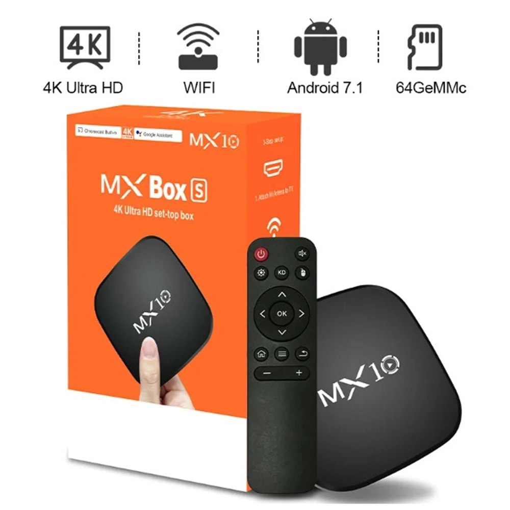 Torima MX10 Android 4K Medya Oynatıcı Android 13 Tv Stick Medya Oynatıcı Smart Tv Wifi TV Box