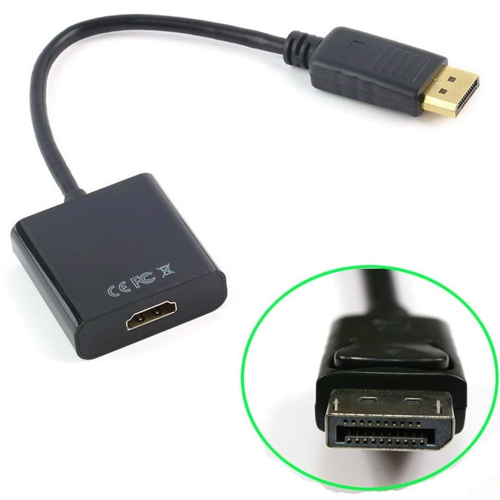 Novalink Displayport To Hdmi Çevirici Dönüştürücü Adaptör