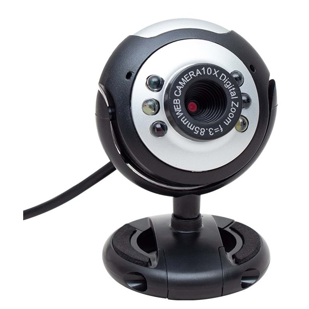 Oem 1.3 MP 10x Zoom Ledli Mikrofonlu Pc Webcam