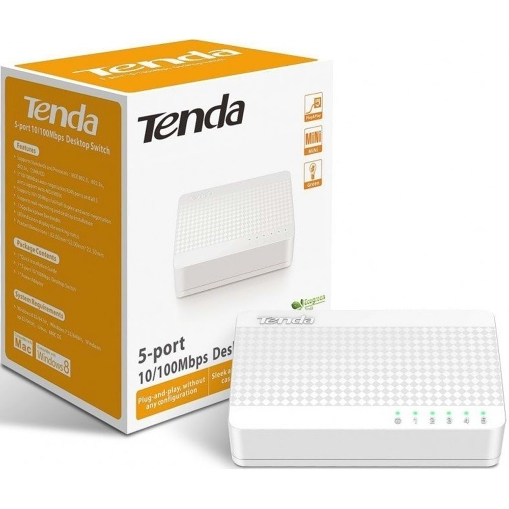 Tenda S105 V2 5Port 10/100 Switch