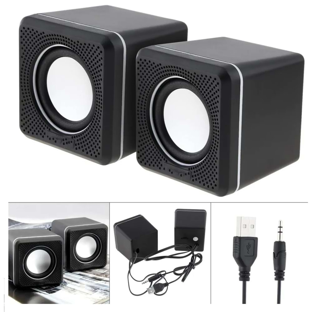 Platoon 1+1 Usb Pc Hoparlör Speaker Ses Sistemi