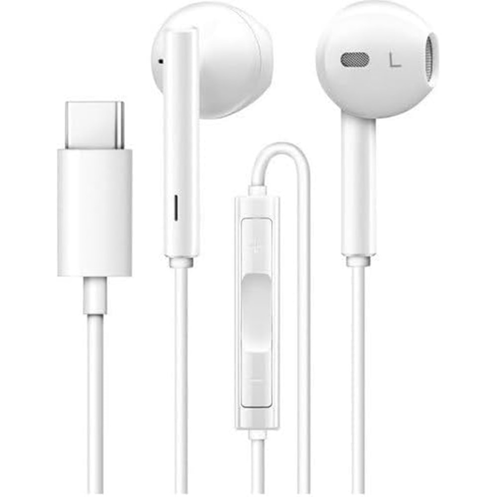 Apple İphone 15 EarPods USB-C Kablolu Kulak İçi Kulaklık Beyaz