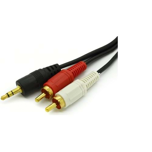 Novalink 3.5 mm Stereo To 2 Rca Aux Tos Ses Kulaklık Kablosu