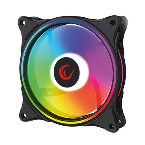 12cm Kasa İçi RGB Rainbow Fan 120mm Gökkuşağı Işıklı Led Kasa Fanı