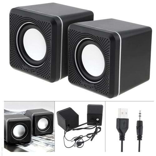 Platoon 1+1 Usb Pc Hoparlör Speaker Ses Sistemi