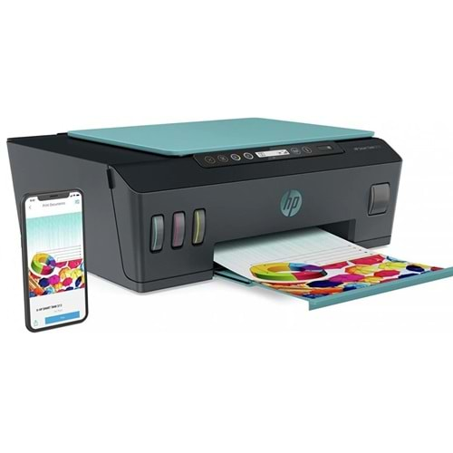 HP Smart Tank Wi-Fi + Tarayıcı + Fotokopi + Renkli Çok Fonksiyonlu Tanklı Mürekkep Püskürtmeli Yazıcı